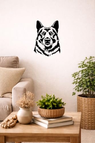 German Shepherd Dog Head Stencil – Reusable Canine Art Stencil for Painting, Crafting and DIY Projects - style: German Shepherd Dog Head