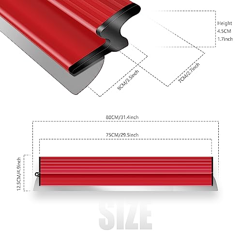 suokoun 32 Inch Drywall Skimming Blade, 0.38mm Stainless Steel Blade, Drywall Knife for Drywall/Plaster/Wallboard - size: 32inch