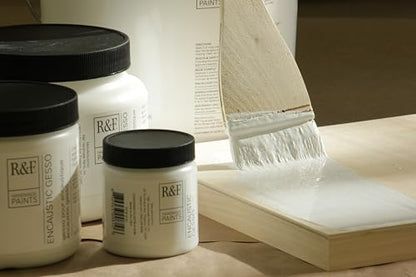 R&F Handmade Paints Encaustic Gesso, 16-Ounce