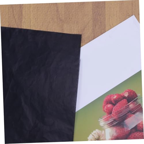 Angoily 100pcs Carbon Tracing Paper Painting Paper Drawing Trace for Drawing Product Graphite Transfer Transfer for Drawing Tranfer Black - color: Black