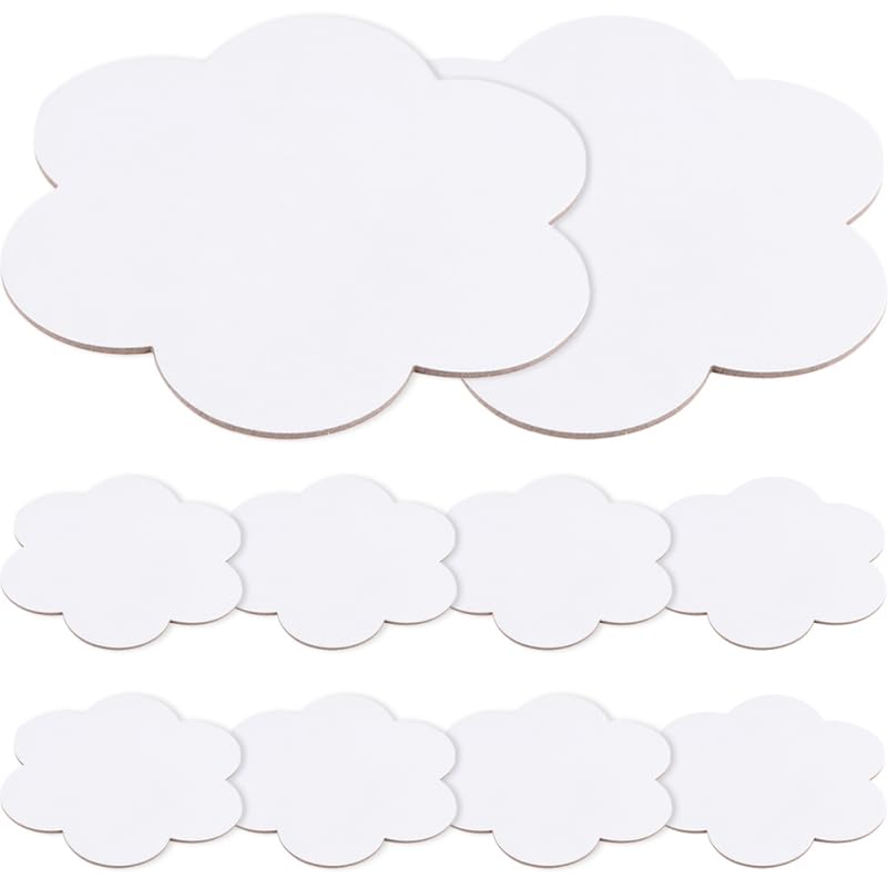 10 pcs 15x15cm Flower Shaped Cotton Canvas, Oil Painting Panel Blank, Flower Shape Canvas for Acrylic, Great for Beginners, Students, or Hobby Painters