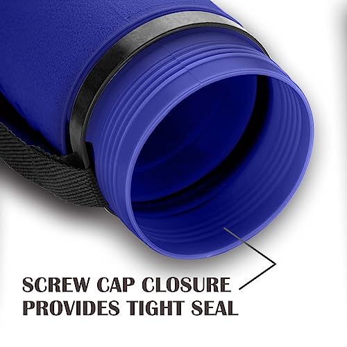 JJRING Blue Poster Tube, 25" to 40" Extendable Poster Storage Holder Tube with Carrying Strap, Poster Carrying Case for Blueprints, Scrolls, Maps and Architect Papers - color: Blue