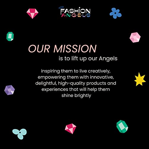 Fashion Angels Make-up & Hair Design Sketch Portfolio, Includes 40 Sketch Sheets, 4 Stencil Sheets & Stickers, Sketchbook for Beginners & Kids Ages 6+ - color: Make-up & Hair
