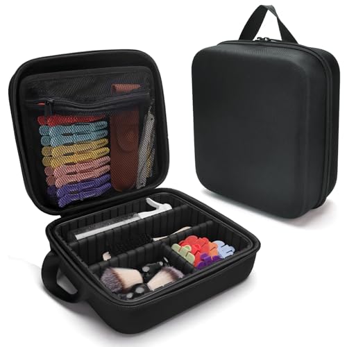 Barber Carrying Case,Barber Case, Stylist Tool Box Professional Salon Hair Cutting Grooming Kit Storage Organizer for Clippers, Scissors, Barber Supplies (Small) - size: Small