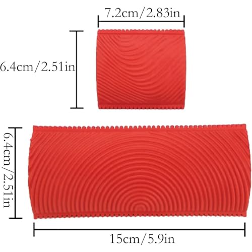 Wood Grain Tool Set, Wood Grain Painting Tool, Wood Grain Roller Wood Texture Paint Tool, DIY Rubber Wood Pattern Painting Roller for Wall Room Art Decoration