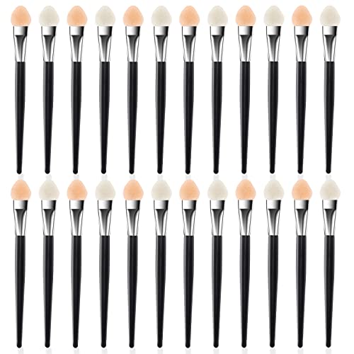 24 Pcs Sponge Applicators,Small Sponge Painting Brushes Detailed Ink Paints Blending Brushes for Pastel Artist Painting Pastels, DIY Scrapbooking Cards Making