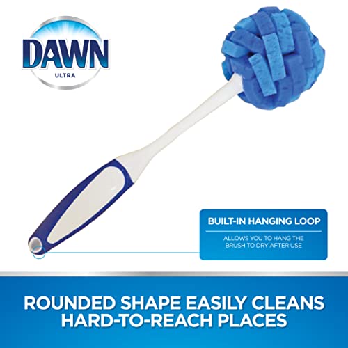 Dawn Ultra Puff Glassware and Dish Cleaning Brush (Pack of 2) - size: Pack of 2, style: Puff Sponge