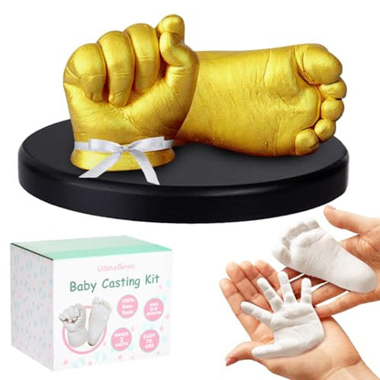 Lilian&Gema Baby Casting Kit Hands and Feet Mold - 3D Baby Hand & Foot Molds for Newborn Keepsake, Perfect Gifts for New Mom, First Birthday, Baby Shower