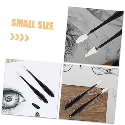 Lurrose Art Sketch Wipe Tools Set for Students 8-Piece Sketch Erasers and Kneaded Erasers Drawing Sponge Pad for Charcoal and Pencil Artwork