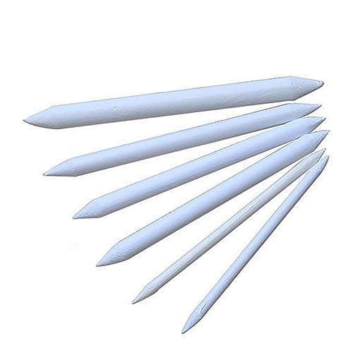 SEWOART 6pcs Blending Stumps and Tortillions Pencil Set Art Sketch Drawing Tools Blending Stump for Drawing Tortillions Paper Art Blender