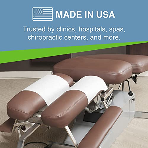 Headrest Paper Rolls – 25-Pack | 8.5" x 225' | Smooth 13 lb Disposable Paper for Medical, Exam & Chiropractic Tables - color: Economy Smooth 8.5" x 225' - 25 Rolls, size: 8.5" x 225'