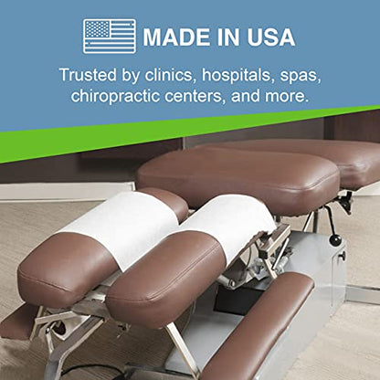 Headrest Rolls, 25-Pack - 8.5" x 225' - Premium Smooth 16 Pound Paper - Disposable Face Cradle Surface Spool for Medical, Exam and Chiropractic Tables - color: Premium Smooth 8.5" x 225' - 25 Rolls, size: 8.5" x 225'