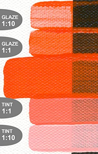 Golden Fluid Acrylic Paint 1 Ounce-Vat Orange