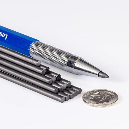 Leda Art 3.0mm Mechanical Pencil Set Drafting Pencil with Built-in Sharpener & 6 Lead Refills Ideal for Thick Lines, Sketching, Drawing & Mixed Media Art (Jumbo) - style: Jumbo 3mm