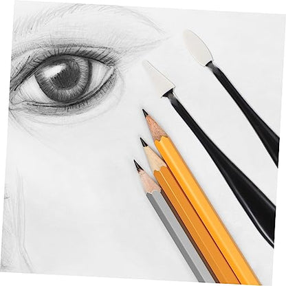 NUOBESTY 4Pcs Blending Stumps Set for Artists Kneaded Erasers for Sketching Drawing Tools for Art Students for Charcoal and Pencil Blending