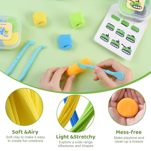 Both idea Air Dry Clay Kit, Camo Theme | 12 Packs, Non-Toxic Kids Gift | School & Party: Perfect for classroom art activities, birthday party favors, creative family DIY, and holiday celebrations. - style: Camouflage World