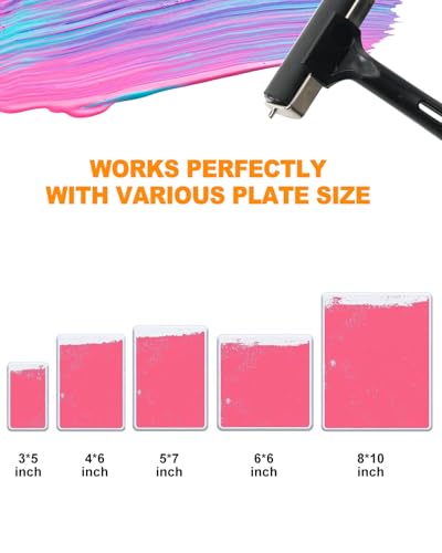 UCEC Paper Positioning Tool (6×8 inch) – Small Gel Plate Printing Placement Tool for Paper Alignment Layering, Acrylic L Square Ruler for Gel Printing Plate, Printmaking and Card Making Supplies - color: Small:6 x 8 in