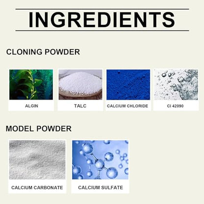 Casting Resin Powder, Eco Friendly Craft Material, Hand Sculpture Clay with Quick Setting Action, Mold Making Plaster for Decor Projects, DIY Art Powder with Fine Texture, Couples Beginners Use
