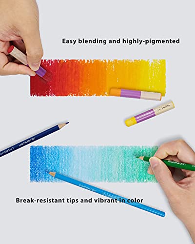 COLOUR BLOCK 73-Piece Art Set – Premium Art Supplies Kit for Adults, All-in-One Painting and Drawing Set for Artists and Hobbyists