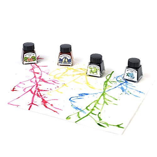 Winsor & Newton Collection Drawing Ink Set, Vibrant Tones, 0.5, Set of 4 - style: Vibrant Tones