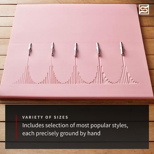 Speedball Rubber Carving Block Stamp Making Kit with Lino Cutter Tools for Linoleum Printmaking, Printing