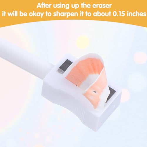 Precision Eraser Pens 10 Pack Fine Detail Eraser Pen with Sharpener | Pen Style Art Eraser, Professional Erasing Detail Add Highlight, for Beginner Artists Sketching Drawing Detailing Drafting