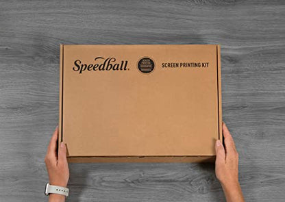 Speedball Beginner Screen Printing Craft Vinyl Kit, Use with Cutting Machine to Easily Print Custom T-Shirts and Home Decor