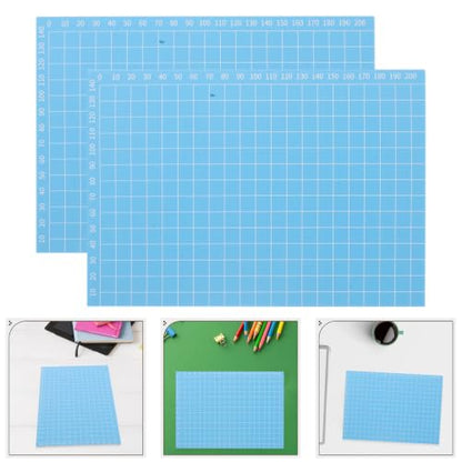OHPHCALL 2 Pcs PVC Linoleum Print Blocks for Engraving and Stamp Carving, Portable and Reliable Carving Boards Suitable for Painting and Studios, for Beginners and Students