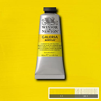 Winsor & Newton Galeria Acrylic Color, 60ml (2-oz) Tube, Cadmium Yellow Pale Hue - color: Cadmium Yellow Pale Hue, style: 2-oz Tube