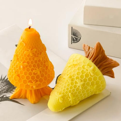 Honeycomb Silicone Cylinder Mold for Resin Casting & Candle Making - color: jh-honeycomb-5170