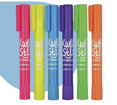 Kwik Stix Solid Tempera Paints, Thin Stix Paint Pens, Super Quick Drying, 6 Neon, 6 Metalix & 12 Classic Vibrant Colors - TPG-620 (Pack of 288) - size: 24 Count (Pack of 12)