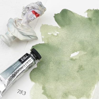 PHOENIX Professional Watercolor Paint Single Tube - 0.47 Fl Oz / 14ml - Davy's Gray - color: Davy's Gray, size: 0.47 Fl Oz (Pack of 1)