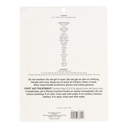 Craft Smart 24ct Color Resin Pigment Ink Set