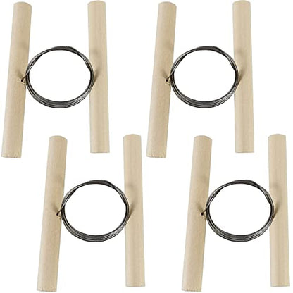 ROYHOO 4PCS Wire Clay Cutter Cheese Plasticine Dough Cutting Pottery Tools