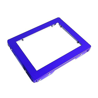 WYDDDARY Screen Frame Mesh 16x20 Inch Silk Screen Printing Frame Glue Free Stretch Screen Frame Blue with Stainless Steel Plate and Aluminum Profile - size: 16x20 Inch
