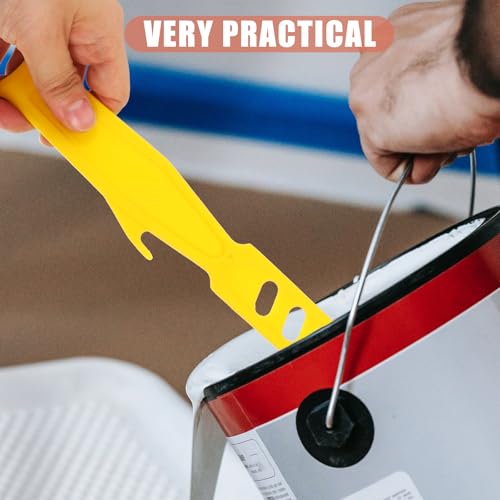 Paint Stir Sticks | Premium PP Paint Mixing Sticks with Fixed Barb | Reusable Plastic Stirrer Hand Tools for Mixing | 11 inch Length