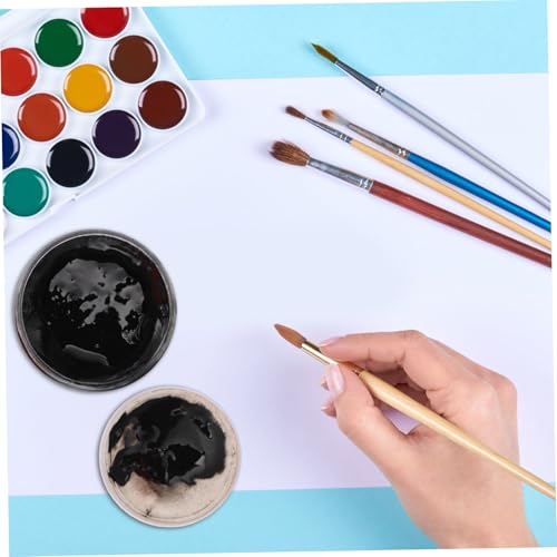Water-Based Block Printing Ink Pigment Lightweight Portable 300ml Black Color Paste and Filler for DIY and Painting for Artists and Students
