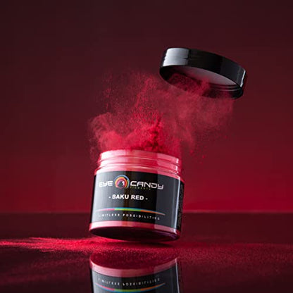 Eye Candy Pigments Premium Red Mica Powder - Baku Red (50gr) - for Epoxy, Resin, Soap, Paint, Woodworking, Acrylic Pouring, Bath Bombs, Fishing Lures - DIY Arts and Crafts Additive - color: Baku Red