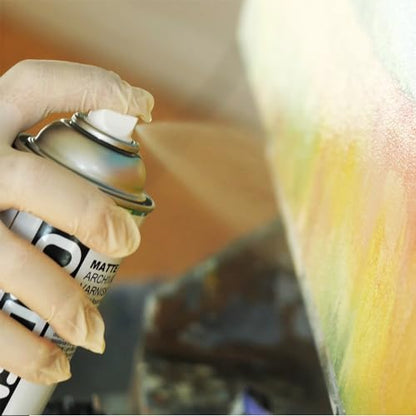 GOLDEN Satin Archival Varnish, 10 oz. Aerosol Can, Professional Acrylic Varnish