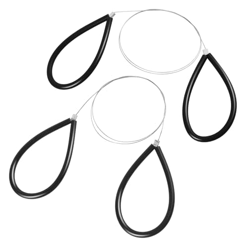 2 Pcs Clay Cutters Wire Pottery Wire Tool Steel Wires Clay Cutter with Black and Blue Handle for Clays Artists