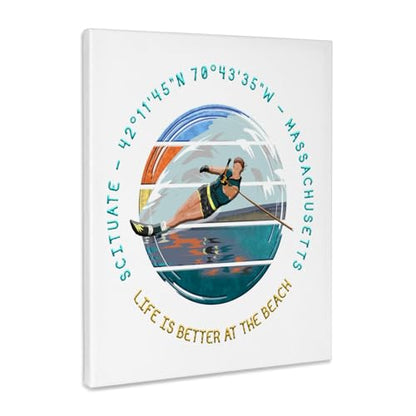 3dRose Scituate, Plymouth County, Massachusetts Summer Travel Gifts For Family Museum Grade Canvas Wrap 11x14 - size: 11"L x 14"W