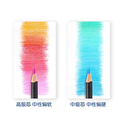 TEDILUVI Water-Soluble Oil-Based Professional Art Brushes Sketching Coloured Pencils Painting Set Complete