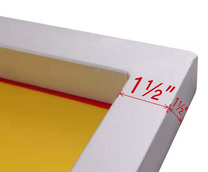 Silk Screen Printing Frames 8 Pcs 20” x 24” Stretched with High Tension 230 Yellow Mesh, MADE IN CANADA, Frame Built with 1.5" x 1.5" Aluminum Tubing