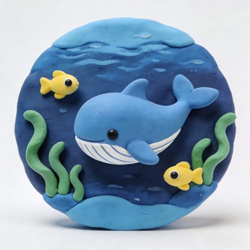 Blue Air Dry Foam Clay - 3.5 OZ (0.22 LB) 100 Grams - Modeling, Soft, Light Weight, for School Supply, Art Projects, Christmas Deco, Cosplay Props, Slime Supplies, Flower Mirror (Blue) - color: Blue