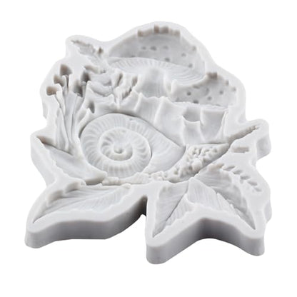 Mushroom Snail Polymer Clay Mold Snail Mushroom Silicone Molds for DIY Crafts Epoxy Resin Casting Air Dry Polymer Clay Plaster Jewelry Making - color: Style H