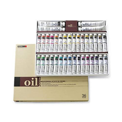 Shinhan Art Professional Artists' Oil Colors 36 Colors Tubes Set