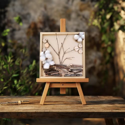 5 Pack 12x12 Inch Wood Panel Boards, Unfinished Wood Canvas Panels, Blank Wood Boards for Painting, Perfect for Mother's Day, Graduation, Father's Day DIY Crafts - size: 12 x 12 inch