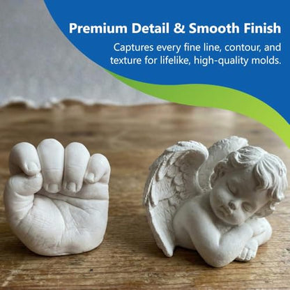 Perfect Mold Alginate Molding Material, Non-Toxic Mold Making Powder for Life Casting, Hand Casting, Baby Footprints, Face & Body Molds, USA Made, 2 lb Bag - size: 2 lb