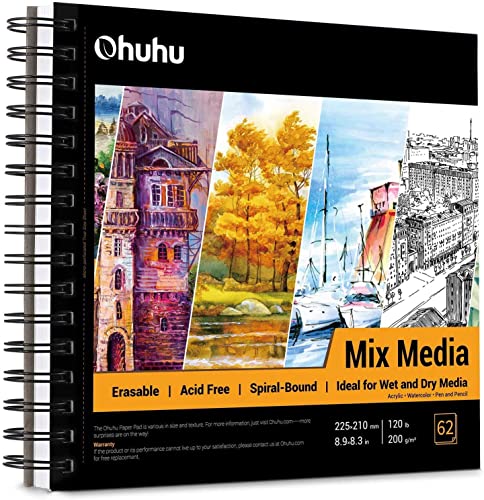 Ohuhu Mix Media Pad + Bleedproof Marker Sketchbook