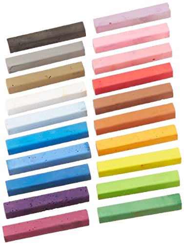Derwent Alphacolor Soft Square Pastels, Multi-Colored, 144 Pastels per Set (101006) - size: 1 Count (Pack of 144)